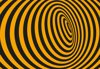 Retro groovy psychedelic optical illusion  background 
