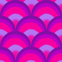 Seamless pattern with pink violet  circles