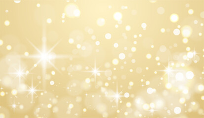 玉ボケが美しい背景。シャンパンゴールドの美しい背景。　

