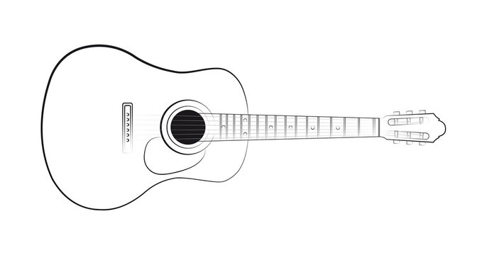 Classic guitar stile