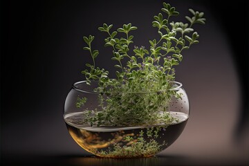 Thyme Floating in the air, Generative AI