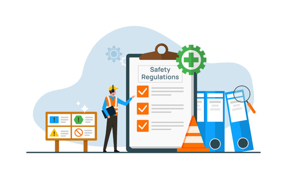 Occupational safety and health administration, Government public service protecting worker from health and safety hazards on the job, worker understanding rules and regulations