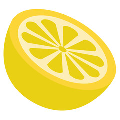 slice of lemon orange