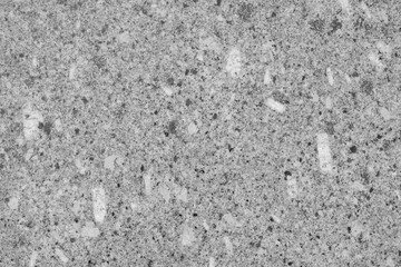 Wall terrazzo texture gray blue of stone granite black white background marble surface pattern sandstone small have mixed sand tile background.