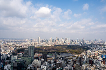 Tokyo city skyline