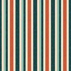 Striped geometric seamless pattern. Minimalism fashion design, trendy vintage vertical stripes, yellow green retro tile. For home decor, fabric textile pattern, wrapping paper, modern
