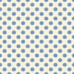 Pastel blue polka dot seamless pattern. Minimalism fashion design print. Polka dots vintage background, tile. For home decor, fabric textile pattern, postcard, wrapping paper, wallpaper