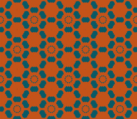 Abstract tileable geometric pattern. A seamless background, vintage texture.	
