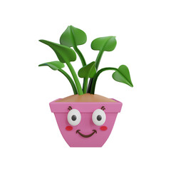 3D Cute Plant