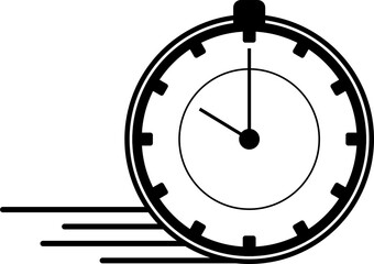 Timers icon on transparent background. Stopwatch symbol. countdown Timer vector illustration