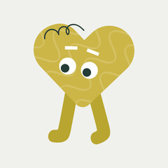 Cartoon character, abstract personage, mascot design, funny avatar, cute icon