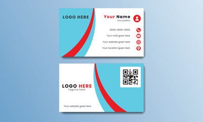 Creative Modern Business Card Clean Business Card Template.
