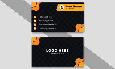 Vector design formal modern business card