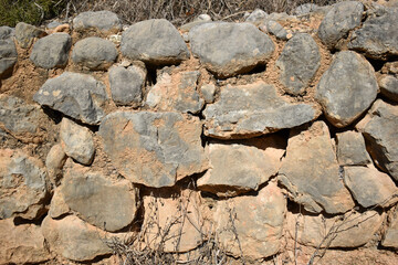 Muro de piedra seca