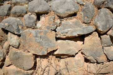 Muro de piedra seca