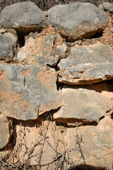 Muro de piedra seca