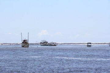 Fototapeta premium boat in sea