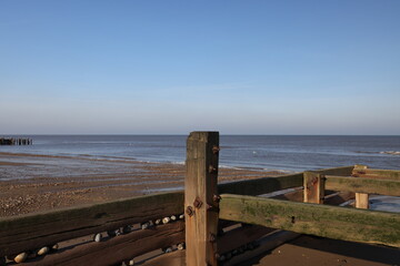 Walcott beach Norfolk UK