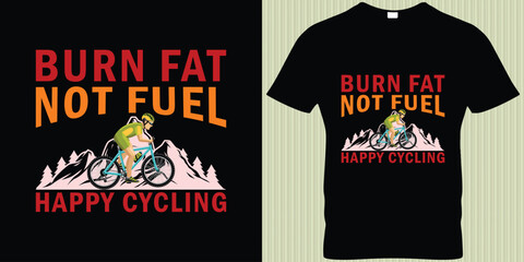 Bicycle T-shirt Design.