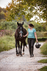 Walking To The Training