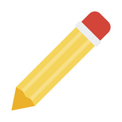 Pencil education language learning school, back to school line icon