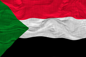 National flag  of Sudan. Background  with flag  of Sudan