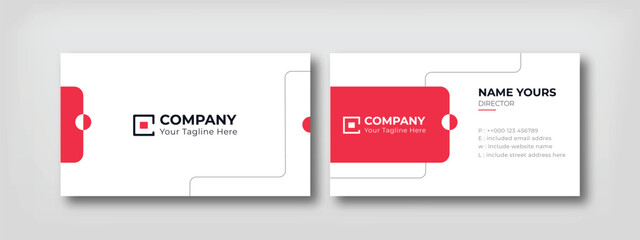 business card templates double-sided corporate. clean business cards with simple, modern, creative minimal horizontal and vertical layouts stylish unique custom business card designs. 