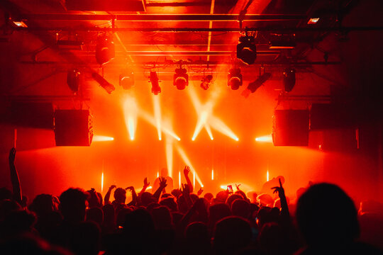 Show laser electronic music party	