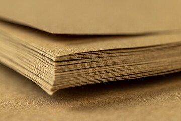 Yellow blank paper for writing and printing texts