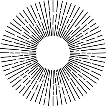 recommend clip art: Hand drawn sun rays clip art