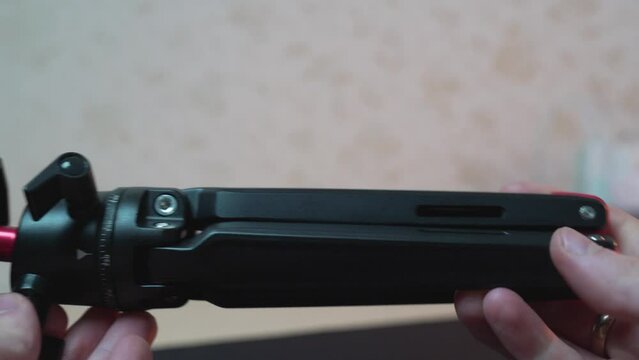 Camera tripod or monopod for video shooting