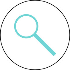 Magnifying glass icon 