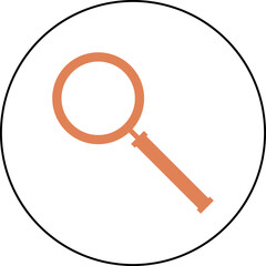 Magnifying glass icon 