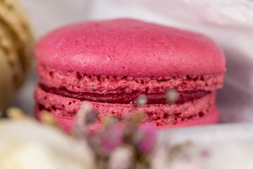 Macaroons confectionery with the use of eggs and sugar