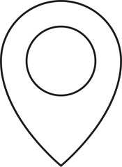 Map location pin icon