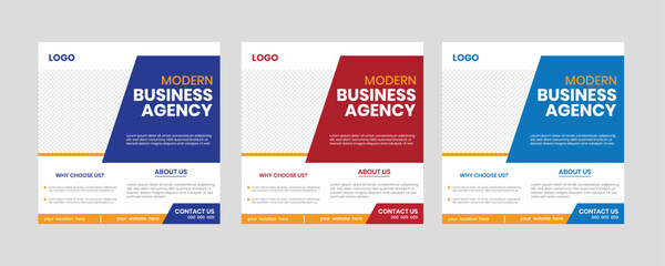 Corporate square vertical print banner, advertising vector social offer adviser, best package, service, simple promotion banner