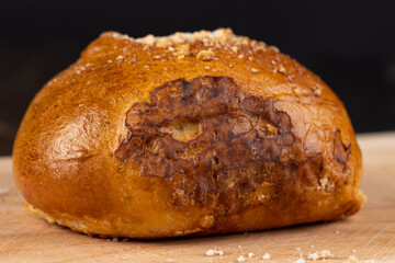 soft and fresh bun without filling for tea