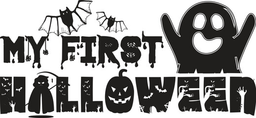 halloween, vector, horror, black, vintage, cute, tattoo, white, scary, spooky, symbol, gothic, magic, witch, background, isolated, dark, funny, girl, witchcraft, monster, graphic, woman, skull, fantas