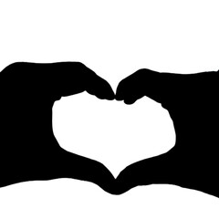 heart shaped hands