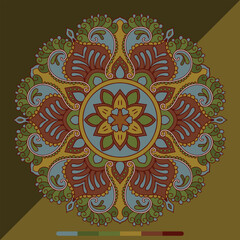 Mandala Colorful Art Work Mandala Patter Mandala Design