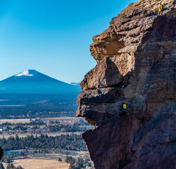 Oregon Mountain and Monkey Face in Smith Rock State Park, OR