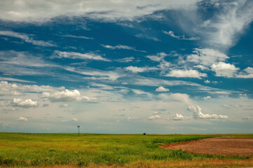 The Plains of Eastern Colorado Beneath a Summer Sky