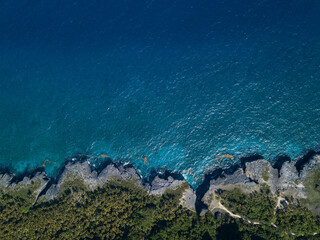 Mouth of the Devil - Samana - Dominican Republic - birds view