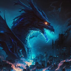 dragons appeared in the cities