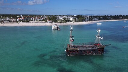 Punta Cana - Bavaro beach - Pirate ship - Dominican Republic