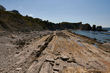 Beach of Liencres, Costa Quebrada, on a sunny day