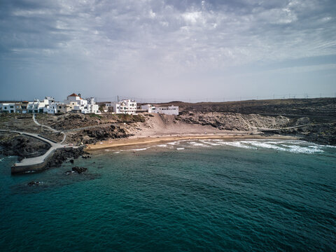 Beach in El Poris de Abona, on the island of Tenerife
