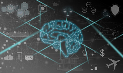 ChatGPT Chat with AI or Artificial Intelligence. Young businessman chatting with a smart AI or artificial intelligence using an artificial intelligence chatbot developed by OpenAI.