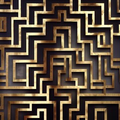 Gleaming Gold: The Perfect Abstract Background for Your Design - Generative AI