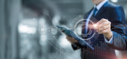 Starting or updating a technological process .